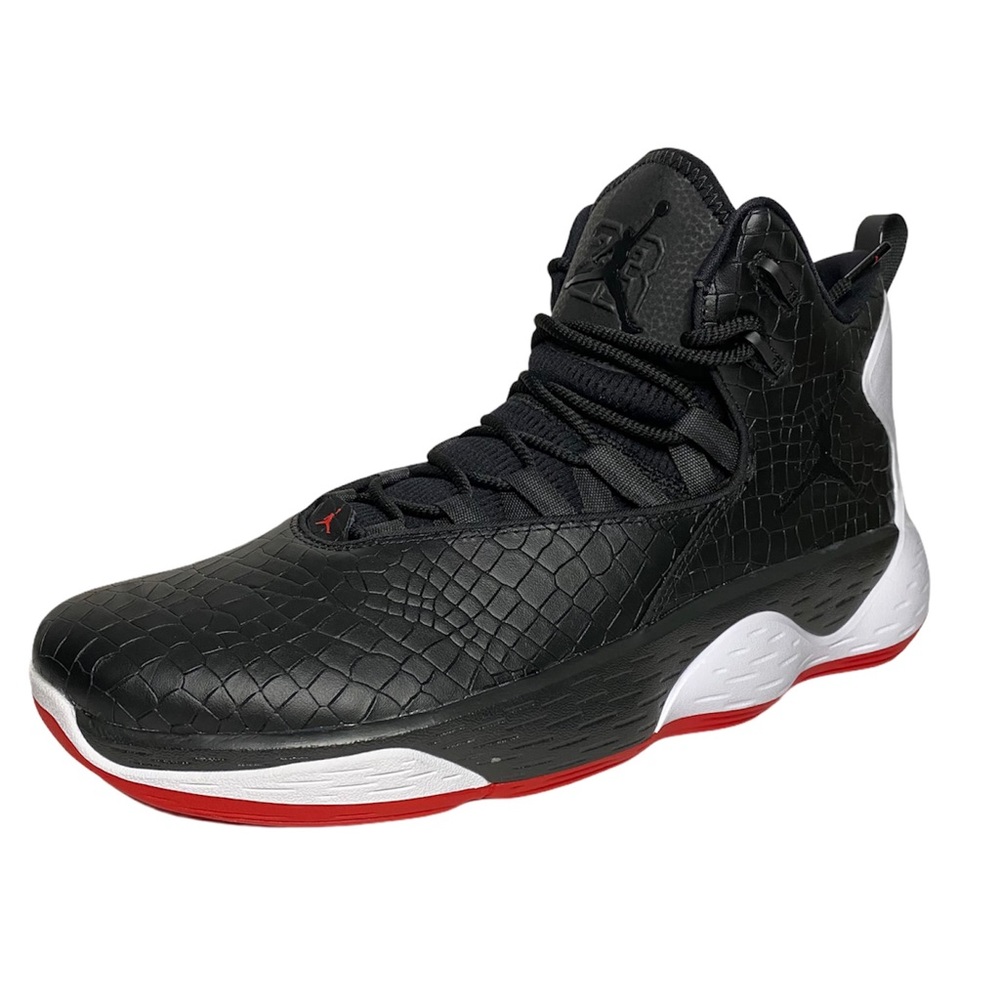 Air Jordan super fly mvp mid top black red white